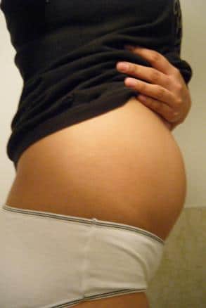 8 9 недель беременности фото живота