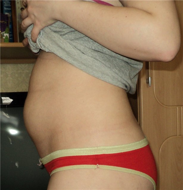 Фото живота 17 18 недель беременности
