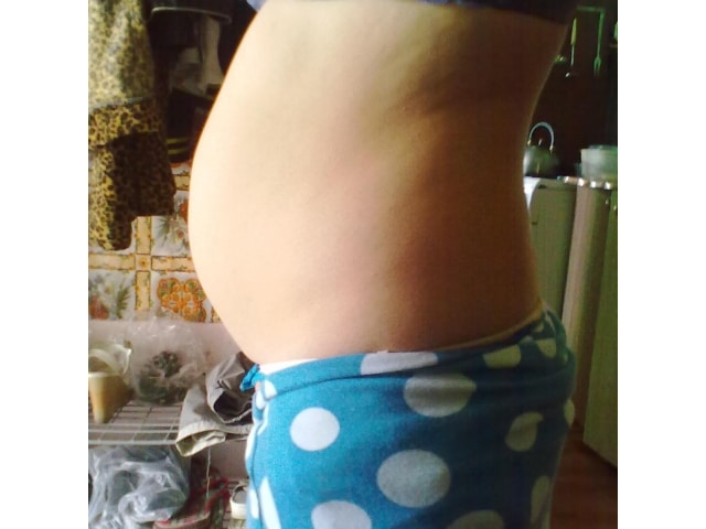 Живот при беременности 18 недель фото